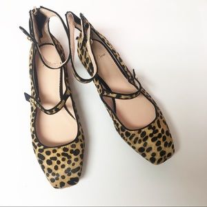 J.Crew Leopard Print Shoes Size 10